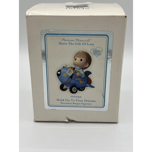 Precious Moments Other - PRECIOUS MOMENTS "HOLD ON TO YOUR DREAMS " 2009 RARE!! Porcelain Bisque Figurine
